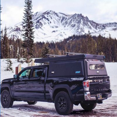 Couverture de camping en aluminium de 160 kg pour une boîte de 6 pieds Toyota Tacoma 2020 Jeep Gladiator Made