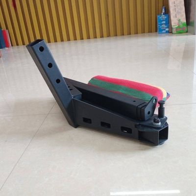 Étagère de remorquage pliable en acier au carbone Montage arrière Examen de voiture Couleur noire sur la barre de remorquage du véhicule