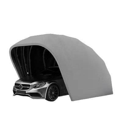 2024 Garage pliable de luxe avec couleur grise et matériau d'aluminium durable