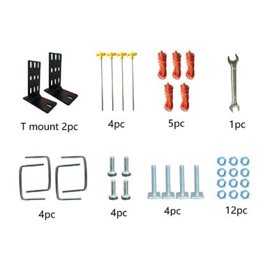 200X250 Taille 270 degrés Voiture Foxwing 4 roues motrices Tente debout libre avec LED et coque en aluminium
