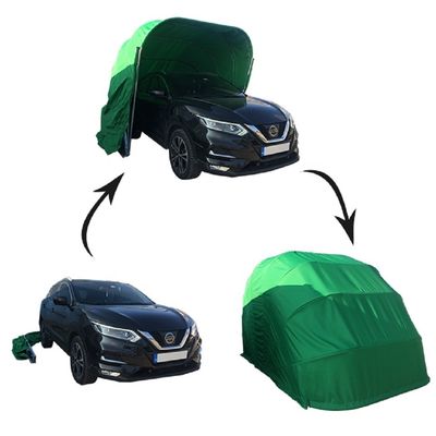 Logo personnalisé OEM Garage automobile mobile portes pliantes verticales anti-exposition pour S/M/L/XL
