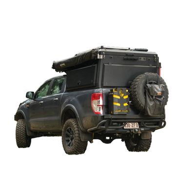 Couverture de camion de camping Toyota Tundra personnalisé 2024 de 8 pieds avec LED et fonction imperméable