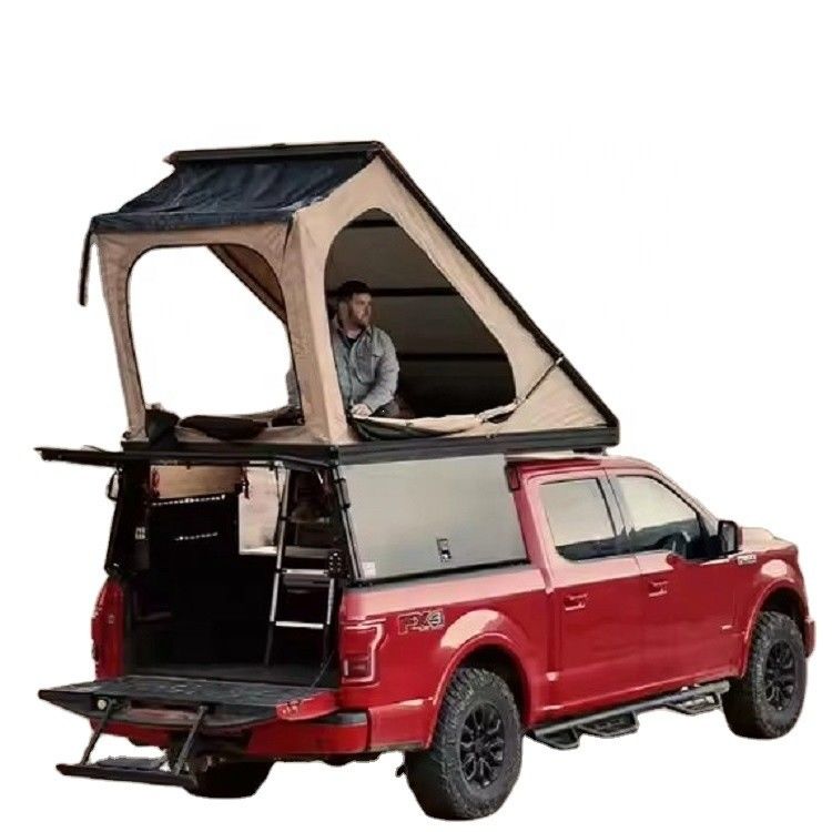 2005-2009 Année standard Expedition Truck Box Camper avec lit pop-up et planche à roulettes