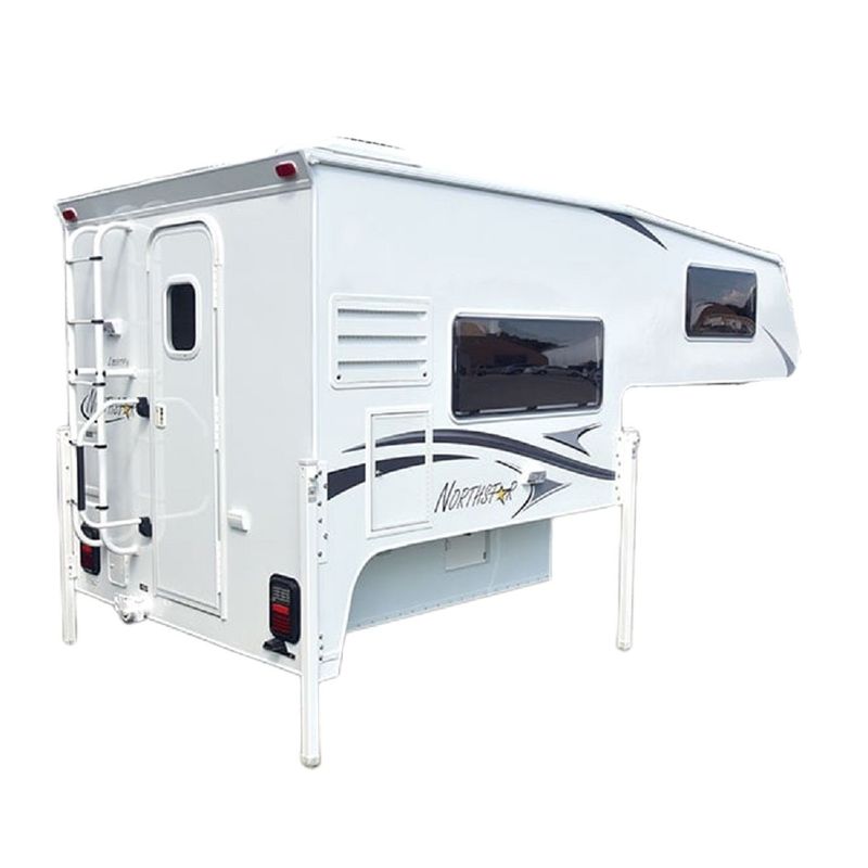 TOYOTA TRUCK Camper Shell Glisse avec douche FRP 4X4 Kindle longue boîte corps de pick-up fabriqué
