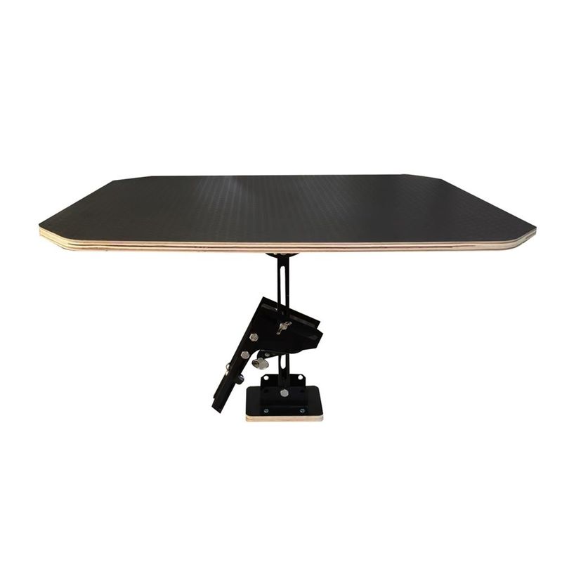 Tableau de siège arrière pliable en bois avec tourne-disque